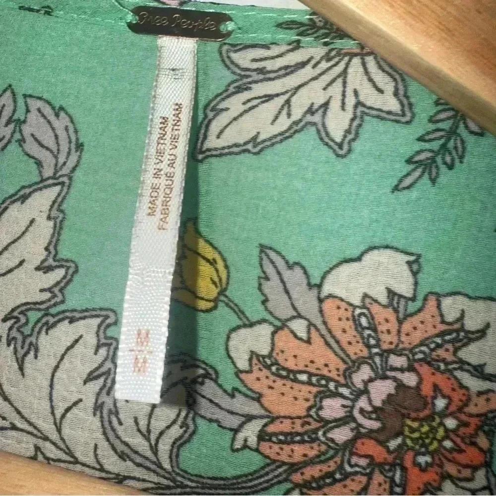 Free People Green Floral Maxi Dress - Picture 10 of 11